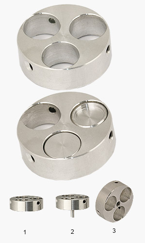EM-Tec multiple stub holders for JEOL SEM stubs